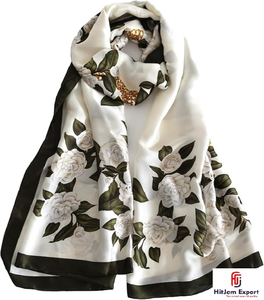 Premium Printed Long <b>Scarf</b> Soft Fabric Custom Branding White Label OEM ODM Textile Manufacturer Low MOQ Export Supplier - Product Image 1
