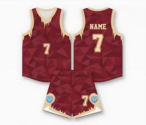 Conjunto de Uniforme de Baloncesto Personalizable para Adultos Unisex, Camiseta sin Mangas y Pantalones Cortos con Estampado Geométrico Sublimado, Uniforme que Absorbe la Humedad - Product Image 3