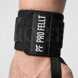 18 Inch Wrist <b>Wraps</b> for Weightlifting Heavy Lifting Gym Training Powerlifting Fitness Wrist Support Straps Adjustable <b>Black</b> - Product Image 4