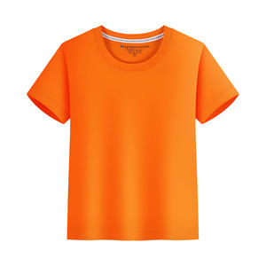 Camisetas de Algodón 100% para Niños, Cuello Redondo, Lisas, para Personalizar con Logotipo, Anti-Pilling, 200 Gramos, Venta al Por Mayor - Product Image 2