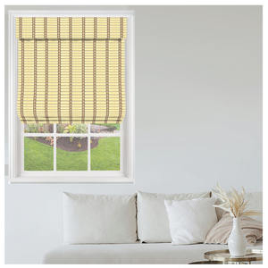 Persianas Romanas de Bambú Decorativas, Inalámbricas, Integradas, de Diseño Natural, para Interiores Ecológicos - Product Image 1