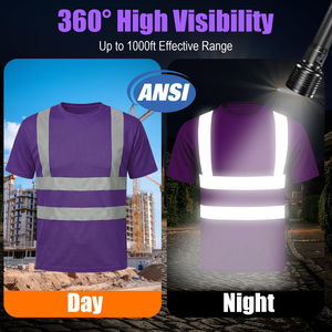 Camiseta de Trabajo de Alta Visibilidad con Bolsillo Frontal para Hombre, Transpirable, de Malla, Reflectante, para Seguridad Laboral, Construcción, Polo, con Logotipo Personalizado - Product Image 5