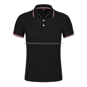 Camiseta de Algodón Azul Marino Personalizada, Camisas Polo de Golf para Hombre con Logotipo Bordado - Product Image 3