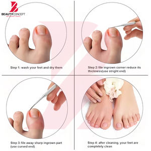 Juego de Limpiadores de Cutículas de Doble Punta de Acero Inoxidable, Herramienta de Precisión para Eliminar Piel Muerta para Manicura y Pedicura - Product Image 2