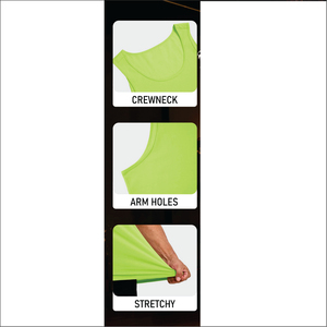 Camiseta sin Mangas para Hombre, Cuello Cuadrado, Casual, Secado Rápido, Transpirable, Ajuste Cómodo, Poliéster/Algodón, Venta al Por Mayor, Personalizable, Alta Calidad - Product Image 4