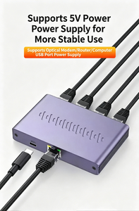 Répartiteur <span class=keywords><strong>Ethernet</strong></span> Gigabit 1 à 2 ports RJ45, adaptateur de partage de câble LAN 1000 Mbps pour routeur - Product Image 6