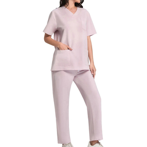 Comfortable Hospital Uniform Nurse Beauty Dental Salon Work Clothes Custom logo Uniform Medical <b>Scrubs</b> <b>Set</b> for Men Women - Product Image 3