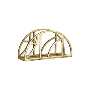 Trendy Decorative Metal Napkin Stand For Dining Table And <b>Kitchen</b> Premium <b>Tissue</b> <b>Holder</b> For Home Office And Restaurant - Product Image 4
