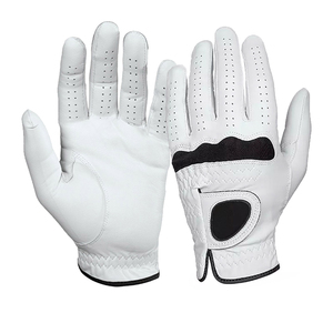 Guantes de Golf Profesionales para Mujer, Cuero Cabretta, Tela de Microfibra, Transpirables, Antideslizantes, Cierre a Presión, para Club al Aire Libre - Product Image 1