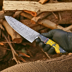 Cuchillo de Caza con Hoja Fija de Acero Inoxidable, Mango Ergonómico, Construcción Duradera, Herramienta de Corte para Exteriores, para Camping y Senderismo - Product Image 6