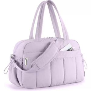 Zaino Sportivo Viola di Grande Capacità con Design Soffice, Tasche Multiple con Cerniera, Impermeabile, Borsa da Viaggio Portatile - Product Image 1