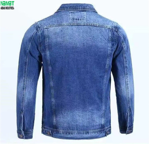 New Stylish Customization <b>Black</b> Lapel Winter Unisex 100% Cotton/100% Polyester High Street Retro Loose Casual Denim <b>Jean</b> <b>Jacket</b> - Product Image 5