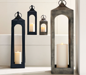 Straight <b>Brass</b> Round Handmade <b>Lantern</b> with Clear Glass Panels Heat Resistant Reusable High Quality Home Decoration for Christmas - Product Image 3