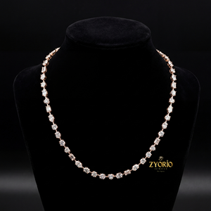 Collar con Colgante de Cadena de Eslabones de Plata de Ley 925 con Forma de Corazón Romántico y Diamantes, Joyería Fina para Mujer, Compromiso, Boda - Product Image 4