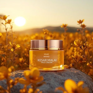 Crema Herbal Kesar Malai, Hidratante Facial de Marca Privada, Fabricante de Pedidos al por Mayor, Tubo de 80 ml, Alta Calidad, Directo de Fábrica - Product Image 3