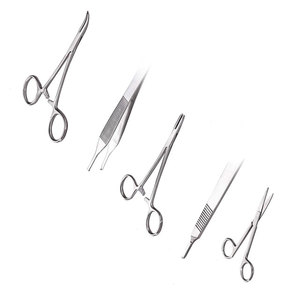 Kit de suture médicale pour la peau humaine, coussin d'entraînement en silicone à 3 couches pour la pratique des étudiants en médecine, kit de pratique de suture - Product Image 1