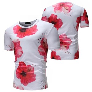 T-shirts personnalisés grande taille pour hommes, col rond, impression numérique, tissu jersey respirant et à séchage rapide, vente en gros - Product Image 6
