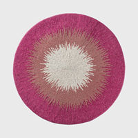 Nouveaux sets de table décoratifs modernes et élégants en tissu floral de créateur, écologiques, sur mesure, design fantaisie