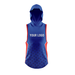 Uniforme de Fútbol 7v7 para Niños Faded Dot, Jersey sin Mangas con Capucha y Pantalones Cortos Ajustados, Logotipo Personalizado, Nombre y Números del Jugador, Conjunto para Equipo Juvenil - Product Image 2