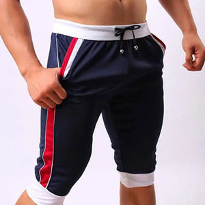 Pantalones cortos de gimnasio de alto rendimiento para hombre, mezcla de poliéster y elastano, ropa de entrenamiento atlético transpirable de secado rápido - Product Image 4