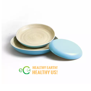 La mejor opción para comida y decoración plato de bambú hilado plato de bambú desechable de alta calidad de Eco2go Vietnam - Product Image 1