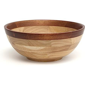 Cuencos para Mezclar de Madera de Acacia Sólida de Diseño Moderno, Vajilla de Madera Duradera de Alta Calidad para Restaurante y Uso Doméstico al Mejor Precio - Product Image 2
