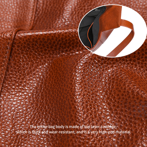 Bolsos de Hombro de Cuero Genuino para Mujer, Bolso de Mano de Gran Capacidad, Bolso Tote de Lujo de Diseñador para Dama - Product Image 3