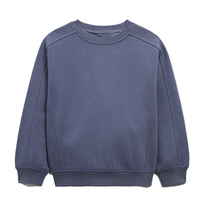 เสื้อสเวตเชิ้ตคอกลมแบบยูนิเซ็กซ์ สีพื้น ผ้าฟลีซคอตตอน ทรงโอเวอร์ไซส์ สวมใส่สบายๆ สำหรับฤดูใบไม้ร่วง แขนเสื้อปกติ - Product Image 3