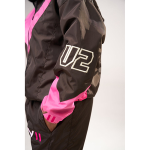 Veste et pantalon de survêtement coupe-vent réfléchissants pour hommes, imperméables, streetwear, sportswear, OEM en gros - Product Image 3