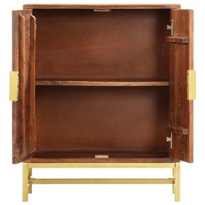 23.6 della credenza in legno massello di Acacia \ "x13.8 \" x29.5 \ "unità di archiviazione elegante e durevole - Product Image 4