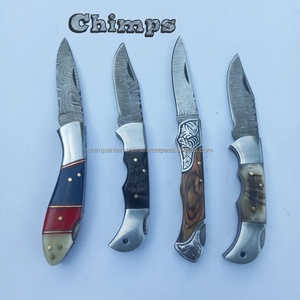 Nuevo Cuchillo Plegable Multifuncional de Acero de Damasco con Mango de Micarta, Diseño de Última Generación, Precio Económico, Alta Calidad de Fábrica - Product Image 4