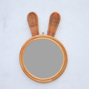 Vietnam Manufacturer's Luxury Boho Wall <b>Mirror</b> Modern Home Decor <b>Hanging</b> Eco-friendly Beige Oval Seagrass Glass Construction - Product Image 6