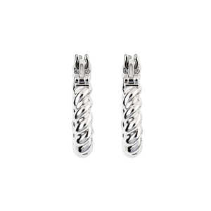 Graceful 925 <b>Silver</b> Bohemian Hoop <b>Earrings</b> For Women Timeless Fashion Jewelry For Anniversary Wedding Party And Special Occasion - Product Image 2