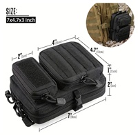 Sac de premiers secours tactique imperméable antivol respirant avec fermeture à glissière, pochette tactique camouflage