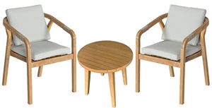 โต๊ะข้างไม้อะคาเซียกลางแจ้งออกแบบได้ตามต้องการน้ำหนักเบาและทนทานสำหรับลานและลานบ้านสไตล์การออกแบบที่เรียบง่ายในเวียดนาม - Product Image 5