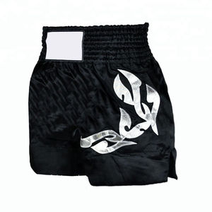 Pantalones Cortos Deportivos de Muay Thai, Shorts de Muay Thai para Kick Boxing, Pantalones Cortos de Entrenamiento y Competición de MMA - Product Image 1