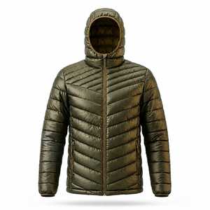Men Puffer Jacket Lightweight Comfortable Warm Soft Fabric Casual Daily Wear <b>Winter</b> Clothing - Product Image 1
