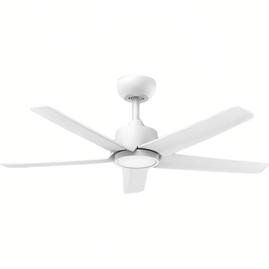 Ventilatore da soffitto silenzioso da 44 pollici con motore DC reversibile, telecomando e luci, 5 pale, grande volume d'aria, 5D W5 (non disponibile per la spedizione) - Product Image 1