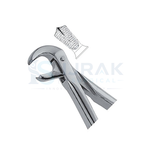 คีมถอนฟัน ฟันหน้าบน รากฟัน สแตนเลส เครื่องมือผ่าตัดแบบใช้มือ คลาส 1 - Product Image 2