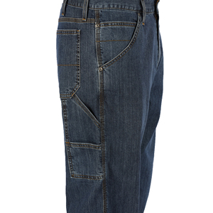 OEM Service Custom <b>Men's</b> Denim Pant High Quality Regular Fit Casual Denim Jeans Pant For <b>Men</b> Vintage Wash <b>Stretch</b> Pants - Product Image 4