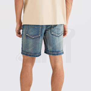 Custom Men Regular Fit Plain Denim Shorts Premium Jean Shorts Wholesale Factory Production - Product Image 4