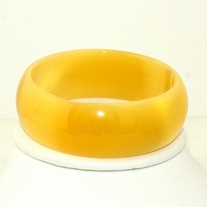 Juego de Brazaletes de Resina Vintage, Diseño de Concha de Tortuga Amarillo Marrón, Acrílico Lucite, Joyería de Moda Unisex - Product Image 4