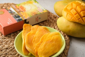 Rodajas de Mango Deshidratado, Snack de Fruta Amarilla Dulce, Natural, Deshidratado por Congelación, Vietnam, Paquete a Granel - Product Image 1