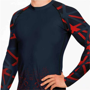 Rashguard de sport MMA BJJ conçu pour l'entraînement performant avec des designs sublimés à manches longues et courtes, service OEM kimono - Product Image 4
