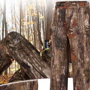 Pantalon de chasse unisexe en toile de haute qualité pour l'hiver, camouflage canard, poche avant, coupe-vent, anti-humidité, respirant - Product Image 4