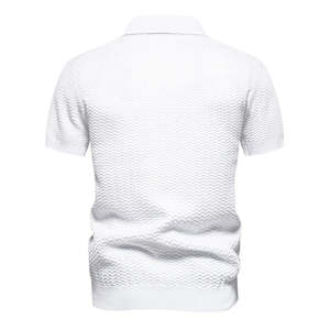 Chemises polo pour hommes grandes tailles, tissu tricoté doux et confortable, col boutonné, polo de golf surdimensionné pour hommes - Product Image 2