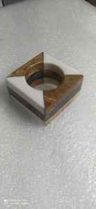 Boîte de rangement carrée classique en bois et résine pour outils, bijoux, rangement multifonctionnel, couleur et taille personnalisables - Product Image 3