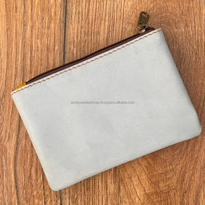 Nouveau véritable cuir recyclé fait à la main porte-monnaie porte-cartes de crédit étuis Western élégant Multi petit porte-monnaie pour les femmes - Product Image 5