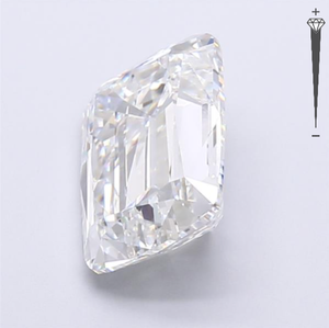เพชร CVD ทรงยาว 5.53 กะรัต สี F ความสะอาด VVS2 ได้รับการรับรองจาก IGI รหัส LG 771629823 จาก ROYAL GEMS สำหรับทำเครื่องประดับ - Product Image 2