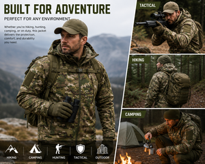<b>Camo</b> Men <b>Jackets</b> Coats Winter <b>Jacket</b> Manufacturer Spring Autumn Hunting Camouflage Custom Logo Tactical <b>Jacket</b> <b>Waterproof</b> - Product Image 6